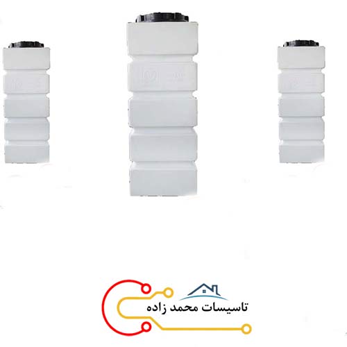 مخزن آب 1000 لیتری مکعبی افقی طبرستان ارتفاع 70/5